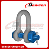 Dawson Brand Hot Dip Galvanizado US Tipo Chain Shackle com segurança Pin