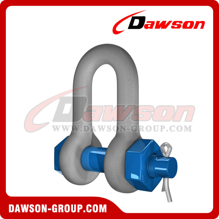 Grillete de cadena tipo EE. UU. galvanizado en caliente con pasador de seguridad, grillete de ancla, grillete S6 - Proveedor y fabricante de China