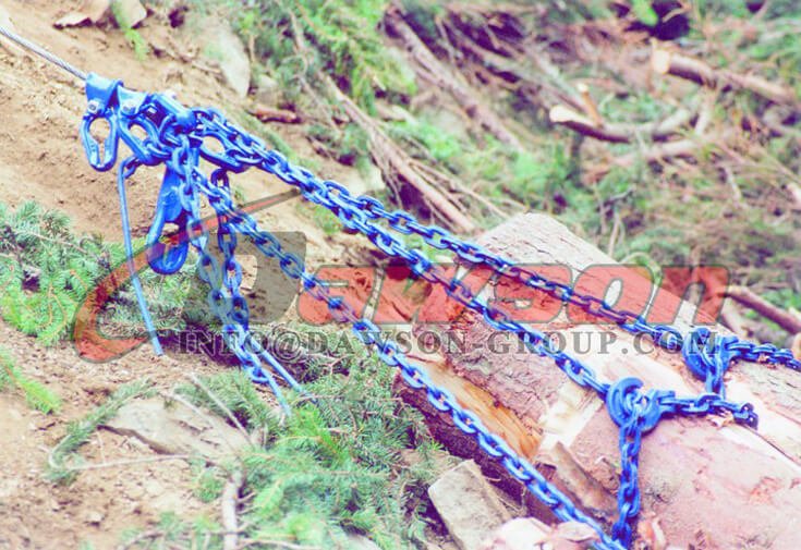 Aplica&ccedil;&atilde;o de conectores de corrente girat&oacute;ria G100 / Grau 100 para extra&ccedil;&atilde;o florestal, conjuntos de corrente florestal - Dawson Group Ltd. - Fornecedor e exportador da China