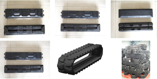 Rubber track shoes
