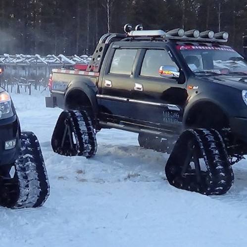 Snow Rubber Track Conversion System for SUV/Pickup/Offroad/ATV/UTV