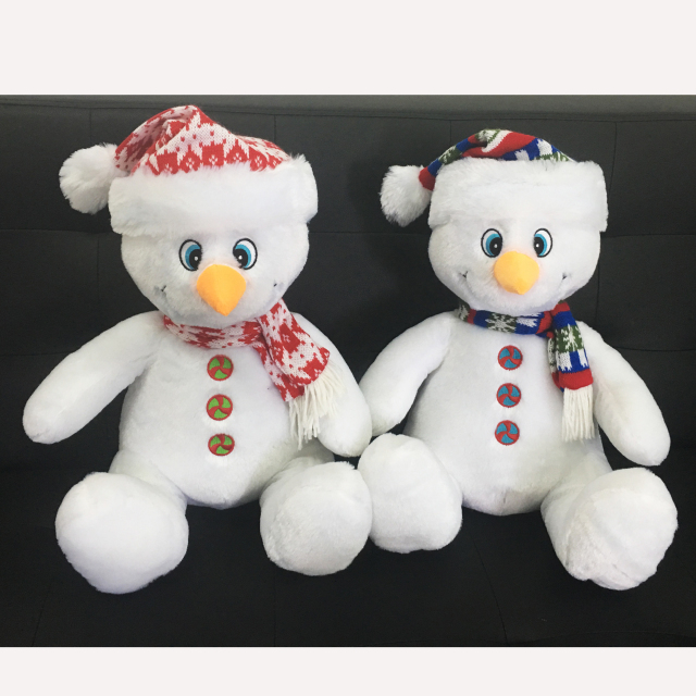 Cute Plush Christmas Toy Snowman