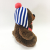  Plush Christmas Brown Bear with Hat