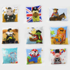 Custom Factory OEM Soft Plush Cowboy Bear Pillow