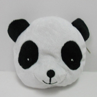 Cute Soft Plush Panda Shaped Coin Purse for Kids