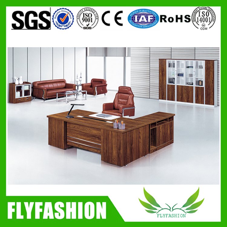 distinct L-shape executive wooden desk (ET-59)