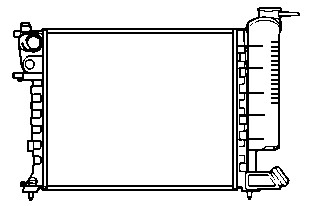 Radiator for PEUGEOT