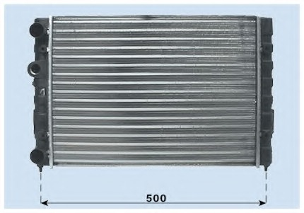 Radiator for audi