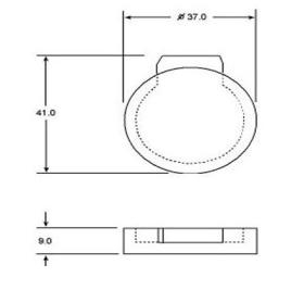 Brake pad for CITROEN