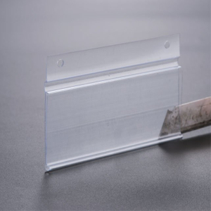 Clear Hanging Shelf Price Holder DS034