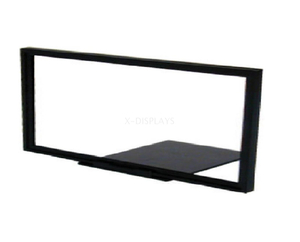 11x 3.5" Plastic Sign Frame with Shovel Base for retail sign displays on Counte