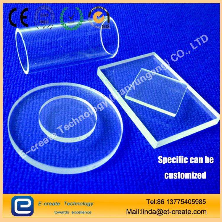 Optical quartz glass JGS1 / JGS2 / JGS3 quartz film High transmittance