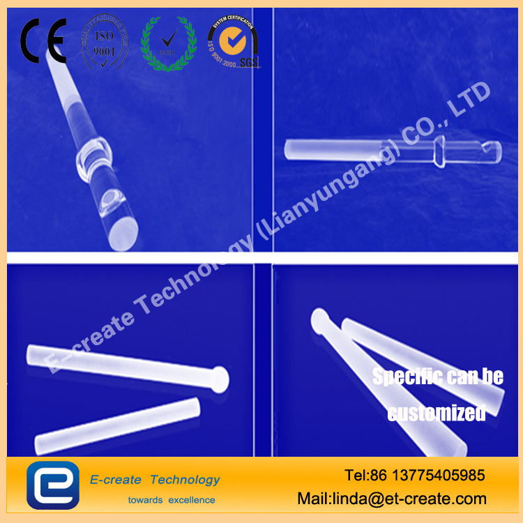 Fiber quartz holding rod