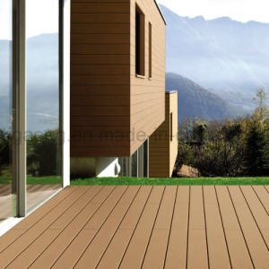 Decking ext&eacute;rieur antifissurant ignifuge de passage couvert/v&eacute;randa de l'installation simple WPC
