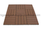 Recyclable Facile-Monter le Decking en plastique en bois du compos&eacute; WPC DIY