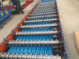 Bleu ondul&eacute;/gris a enduit la t&ocirc;le d'acier galvanis&eacute;e/la feuille d'une premi&egrave;re couche de peinture toit en m&eacute;tal