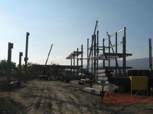 Almac&eacute;n ligero prefabricado de la estructura de acero del bajo costo