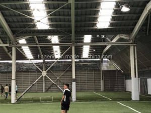 Entrep&ocirc;t d'acier de construction/cour/stade l&eacute;gers pr&eacute;fabriqu&eacute;s du football