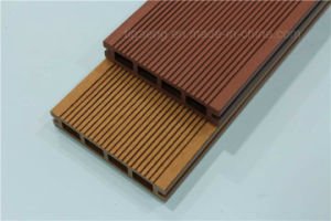 Plancher compos&eacute; de la couleur WPC de polym&egrave;re en bois durable de Decking