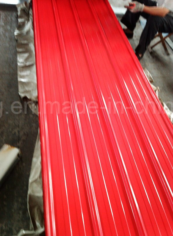 Roofing Sheet/Prepainted Corrugated Metal Roofing Panel in South America