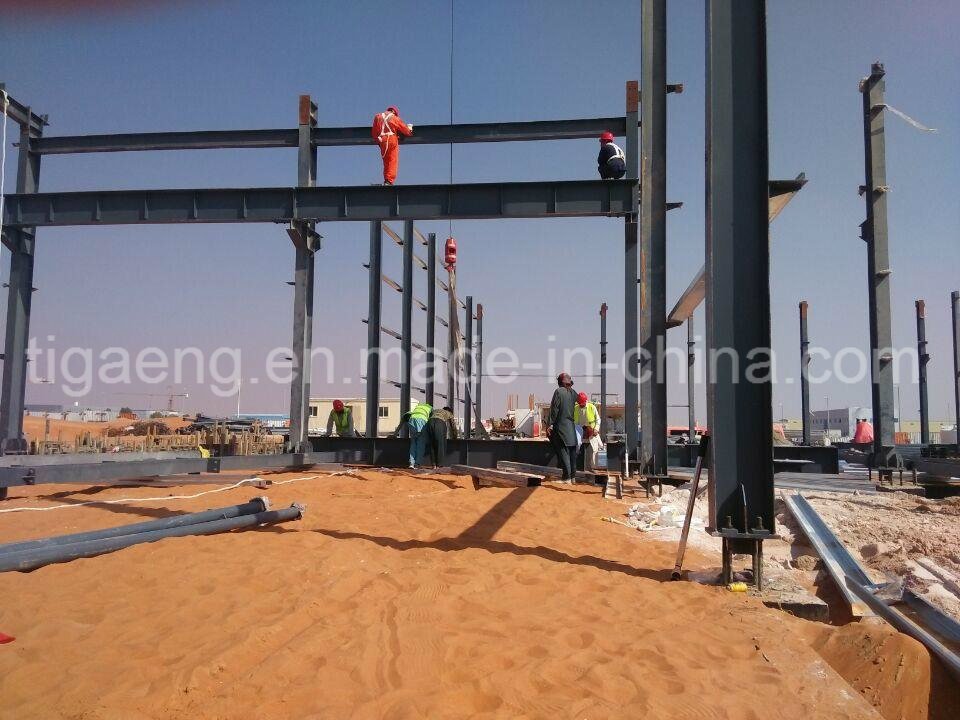 Prefabricated Steel Structure Supermarket/Shopping Mall/Office for Abidjan