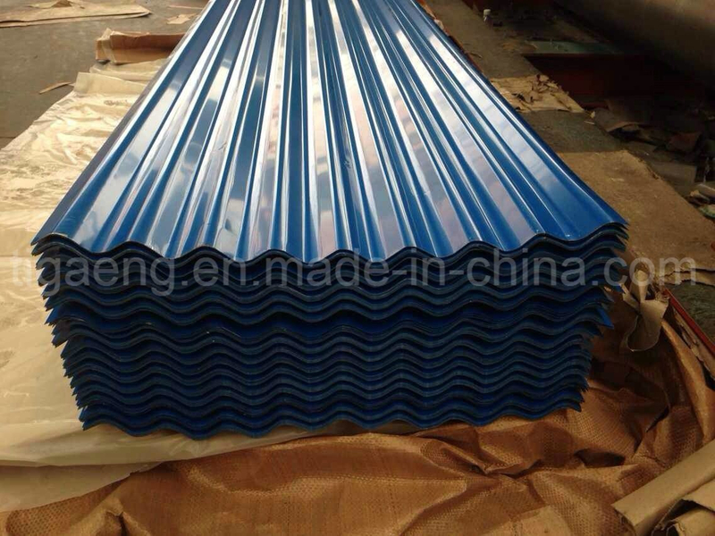 Factory Price Corrugated Colorful PPGI/PPGL Steel Roofing Plate for Yemen