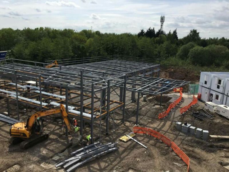 Prebuilt Steel Structure Supermarket/Shopping Mall/Office
