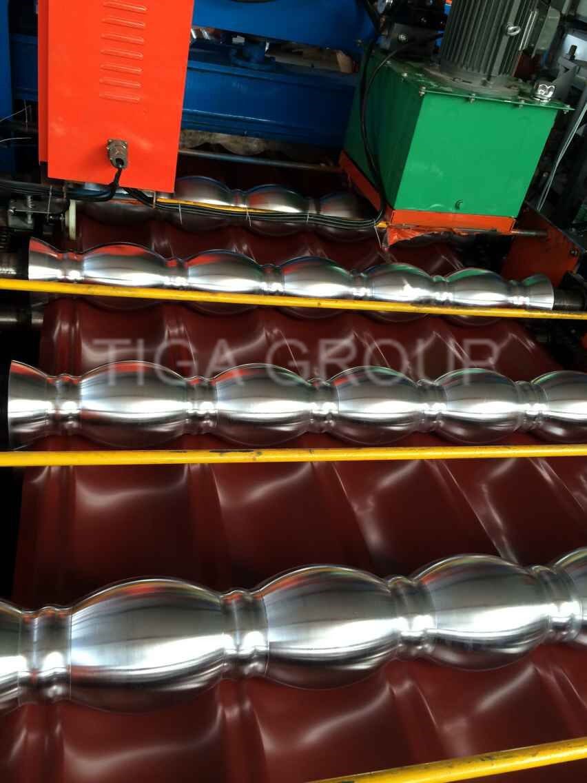 PPGI Waved Steel Sheet/Color-Coated Roof Step Tile for Africa