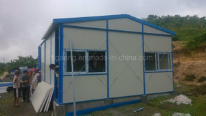 Prefabricated Light Steel Structure Color Coated Steel Panel Mobil House
