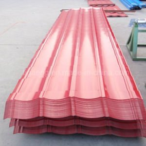 hoja de acero del Galvalume revestido del PE de 0.14-0.3m m PPGI para el material para techos del metal del color de &Aacute;frica