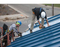 Colorear el material para techos acanalado Corrossion anti del metal del precio de f&aacute;brica de la hoja de acero