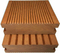 Tarjetas de madera al aire libre ULTRAVIOLETA antis del PE/suelo pl&aacute;stico de madera de la madera de Composte