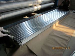 Aluzinc acanal&oacute; las hojas de acero del Galvalume del azulejo de material para techos para el revestimiento de la pared