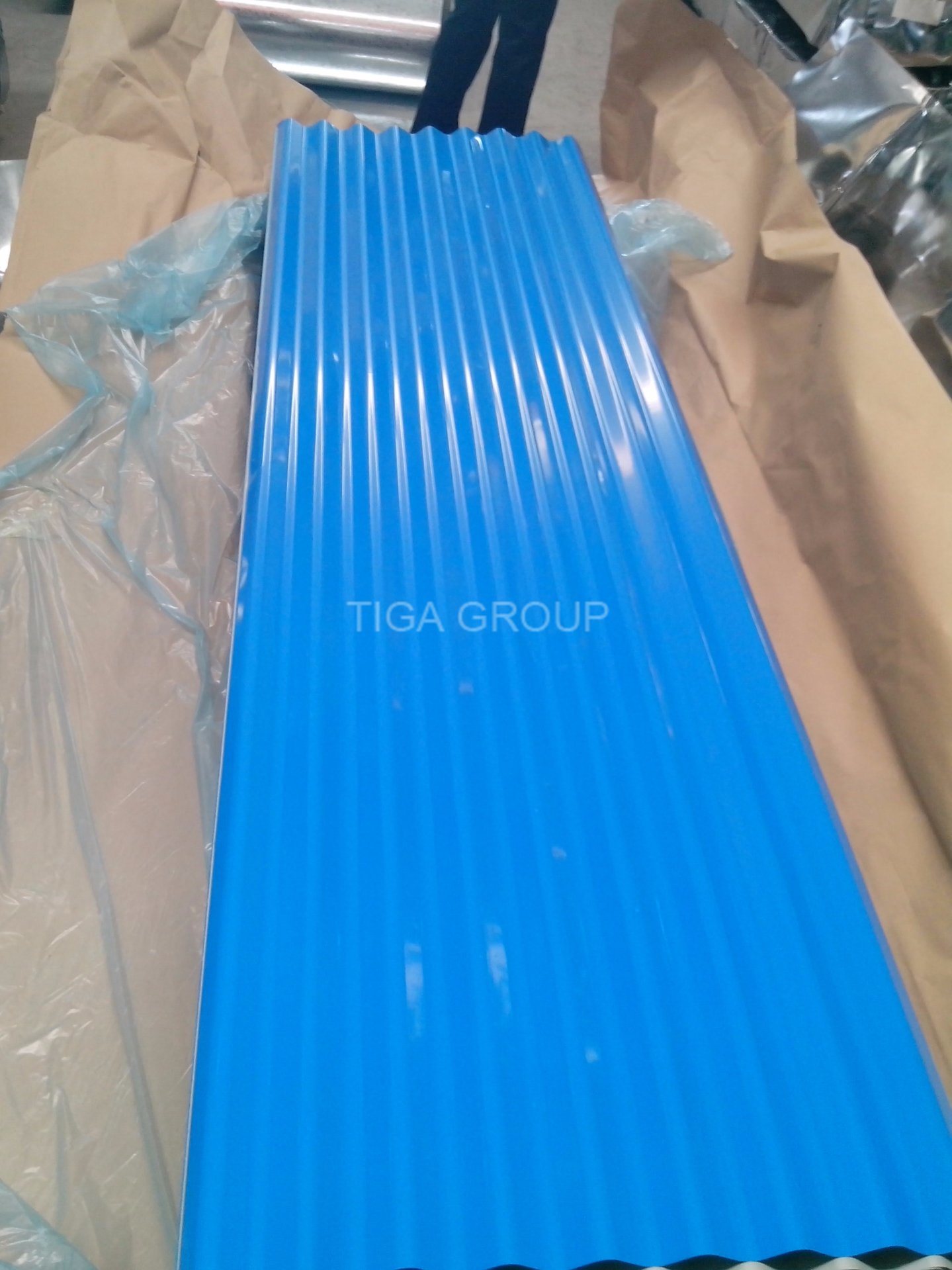 Color Coated Metal Roof Tile Box Profile PPGI Steel Plate for Roof
