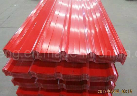 Color Coated Metal Roofing Anti Corrossion Trapezoidal PPGI Steel Sheets