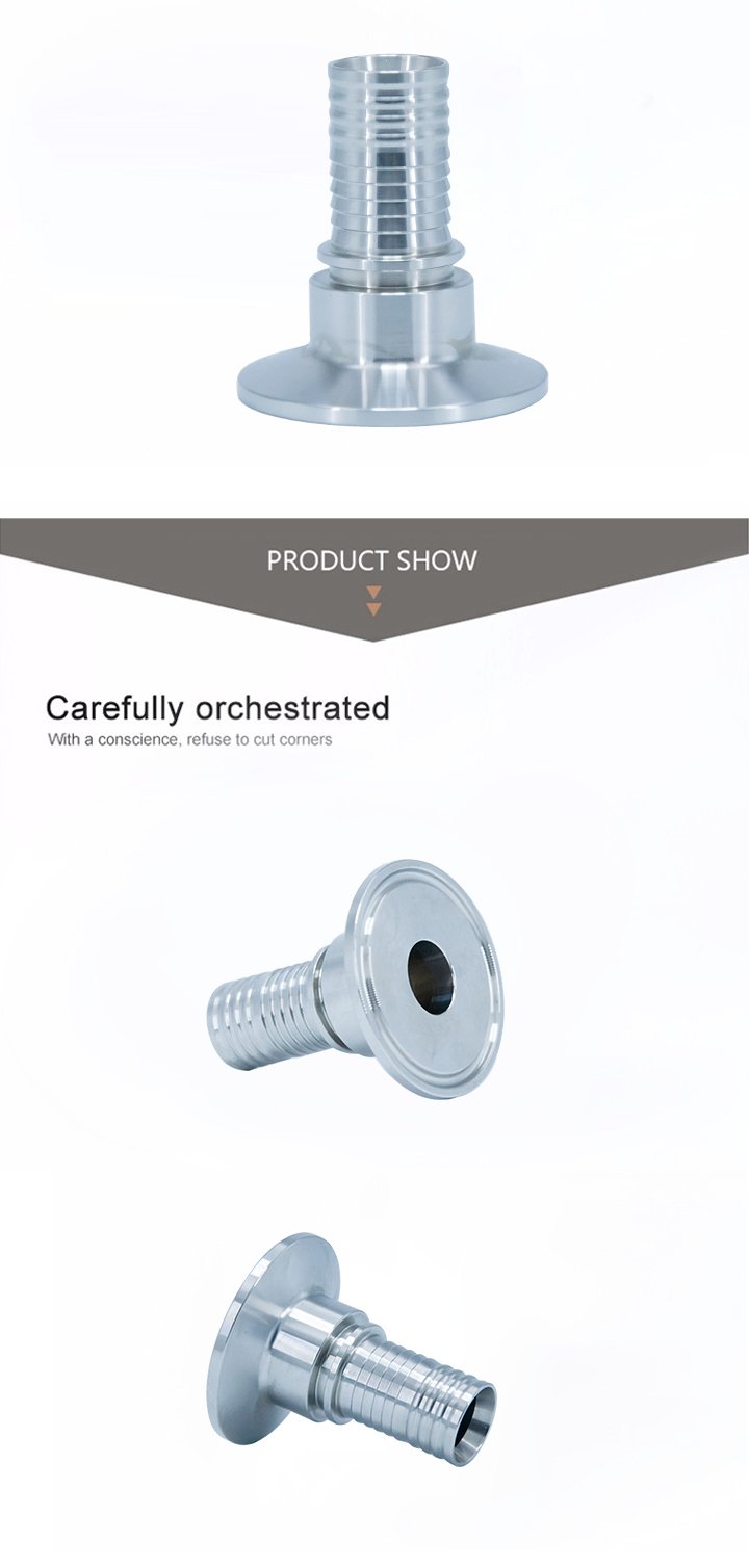 Адаптер для зажимного шланга из нержавеющей стали