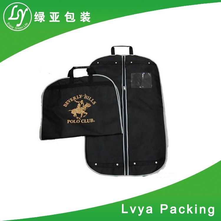 2016 New Black Men's Nylon Business Suit Garment Bag