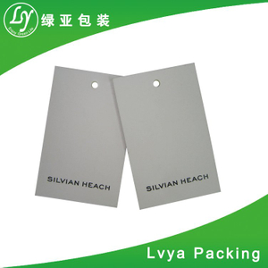 Low Price And High Quality Custom Garment Clothing Brands Tag Lables And Paper Hangtag