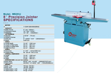 8" PRECISION JOINTER 