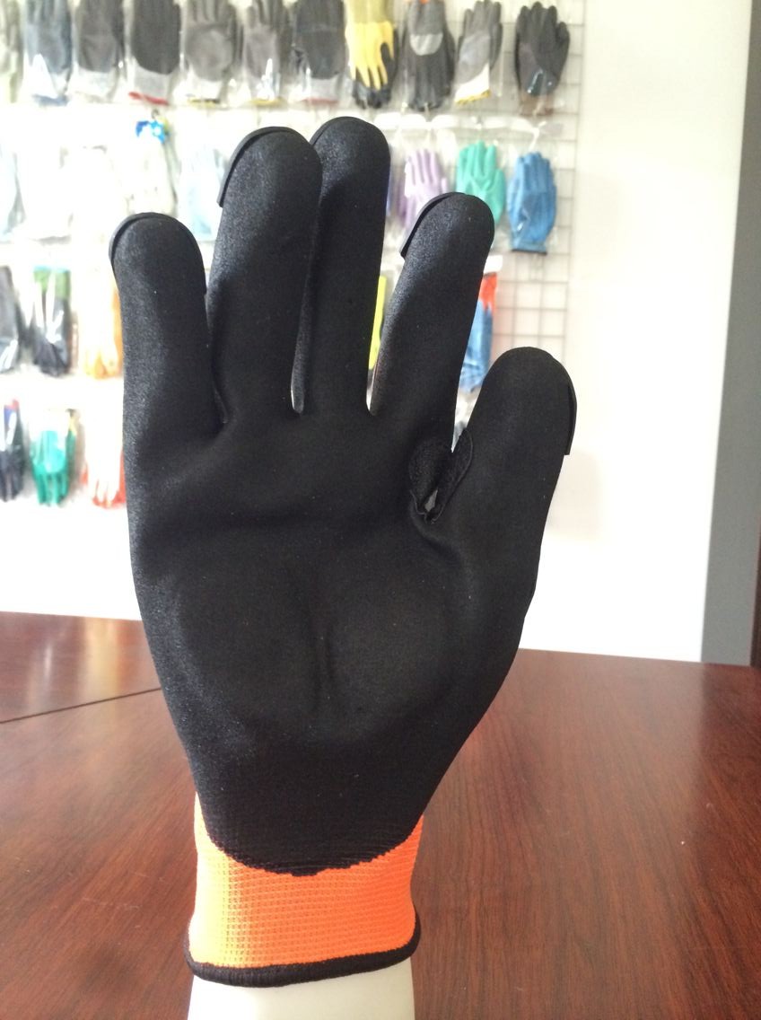 TPR NITRILE SANDY FINISH CUT RESISTANCE GLOVES