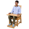 High back wooden restraint chair