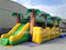 RB4075-1(10x4x2m) Inflatable Palm Tree Playground, Inflatable Palm Tree Funcity, Inflatable Obstacle and Slide for Kids