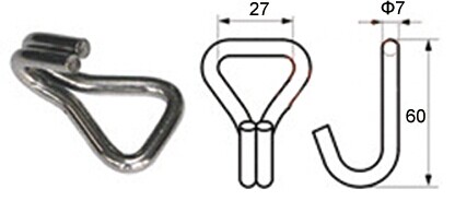 WH2815S 1-1/16' ダブル J フック BS:1500KG / 3300LBS - Dawson Group Ltd. - 中国メーカー、サプライヤー、工場