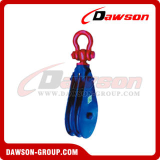 DS-B061 Легкий тип Champion Snatch Block Double Sheave With Shackle