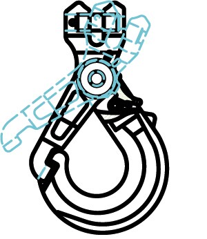 DS1017 Самоблокирующийся крюк Clevis - Dawson Group Ltd. - Китайский производитель, поставщик, завод