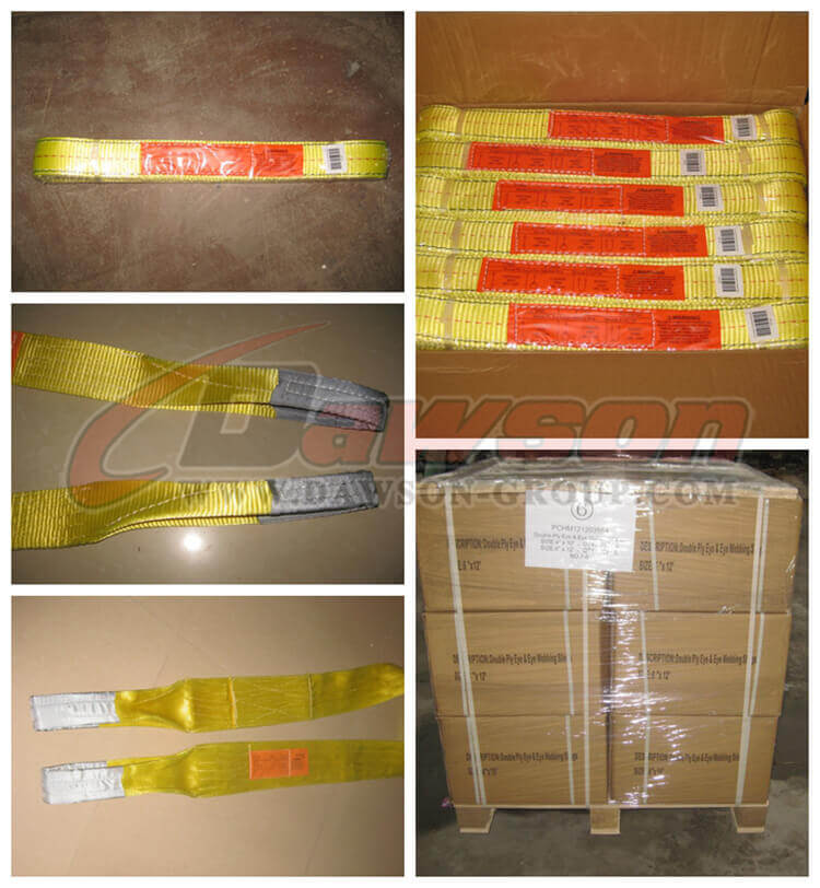 ASMEANSI B30.9 Estilingue de olho de olho de camada dupla sint&eacute;tica - Dawson Group Ltd. - Fabricante, fornecedor, f&aacute;brica na China