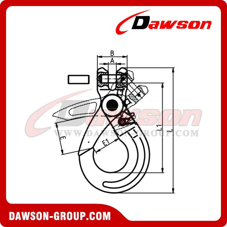 DS738 GANCHO AUTOBLOQUEO DE HORQUILLA MEJORADO - DAWSON GROUP LTD.- PROVEEDOR DE CHINA