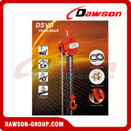 DSVD 0.5T - 50T سلسلة كتلة، رافعة سلسلة لموقع البناء