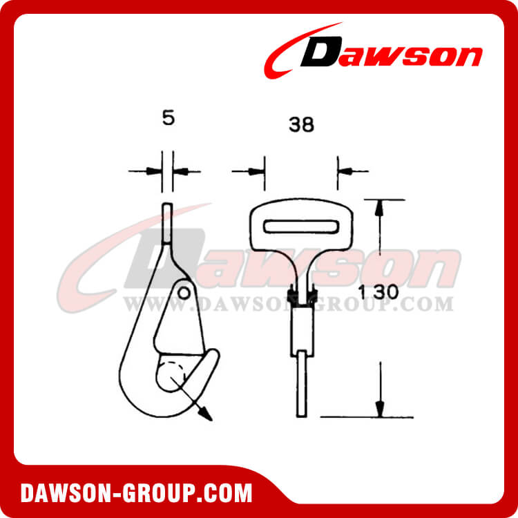 DSTW35301 ツイスト フック - Dawson Group Ltd. - 中国メーカー、サプライヤー、工場