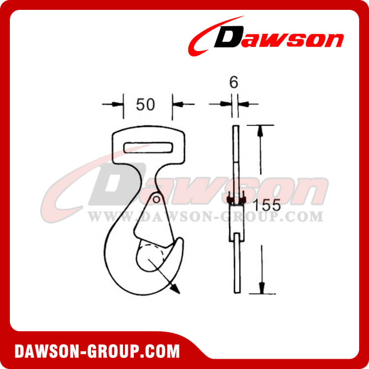 DSTW50502 ツイスト フック - Dawson Group Ltd. - 中国メーカー、サプライヤー、工場